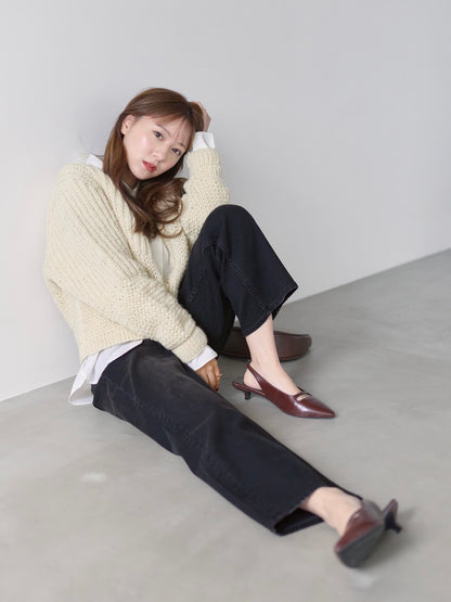【NEPAL HAND KNIT】パターンミックスカーディガン　[通常]