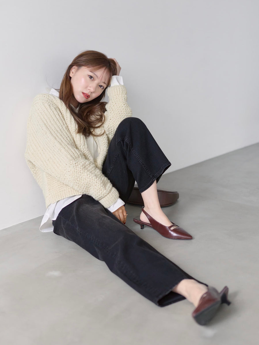 【NEPAL HAND KNIT】パターンミックスカーディガン　[通常]