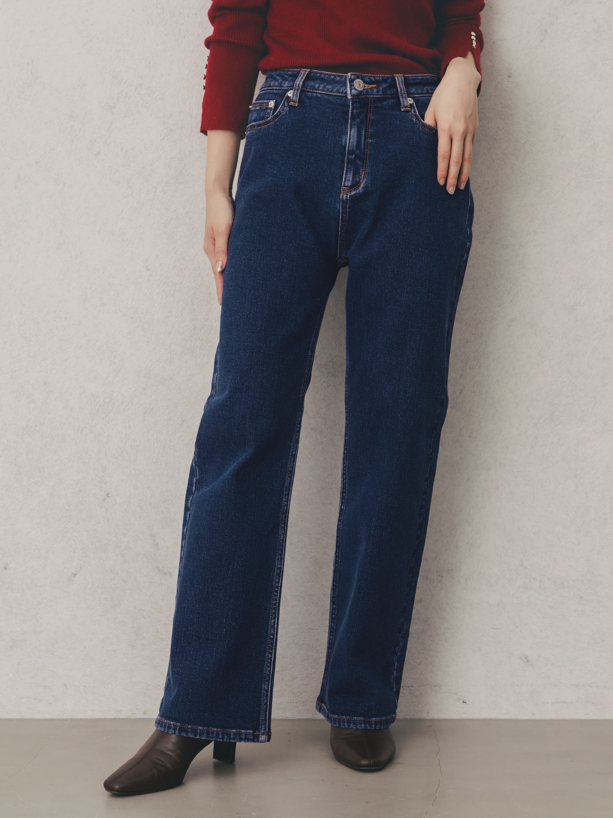 COHINA DENIM ブーツカット-regular COHINA DENIM ブーツカット-short & regular | 小柄・低身長女性向け