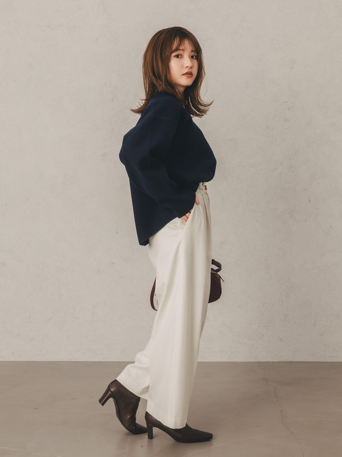 ウォームストレートパンツ-short & regular 　[一部予約]