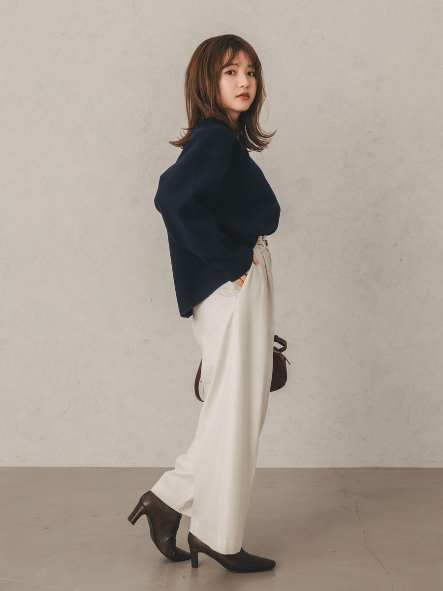 ウォームストレートパンツ-short & regular 　[一部予約]