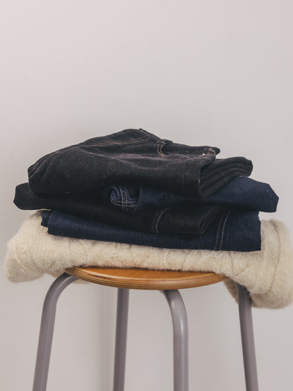 ラメコクーンデニムパンツ-short & regular　[通常]