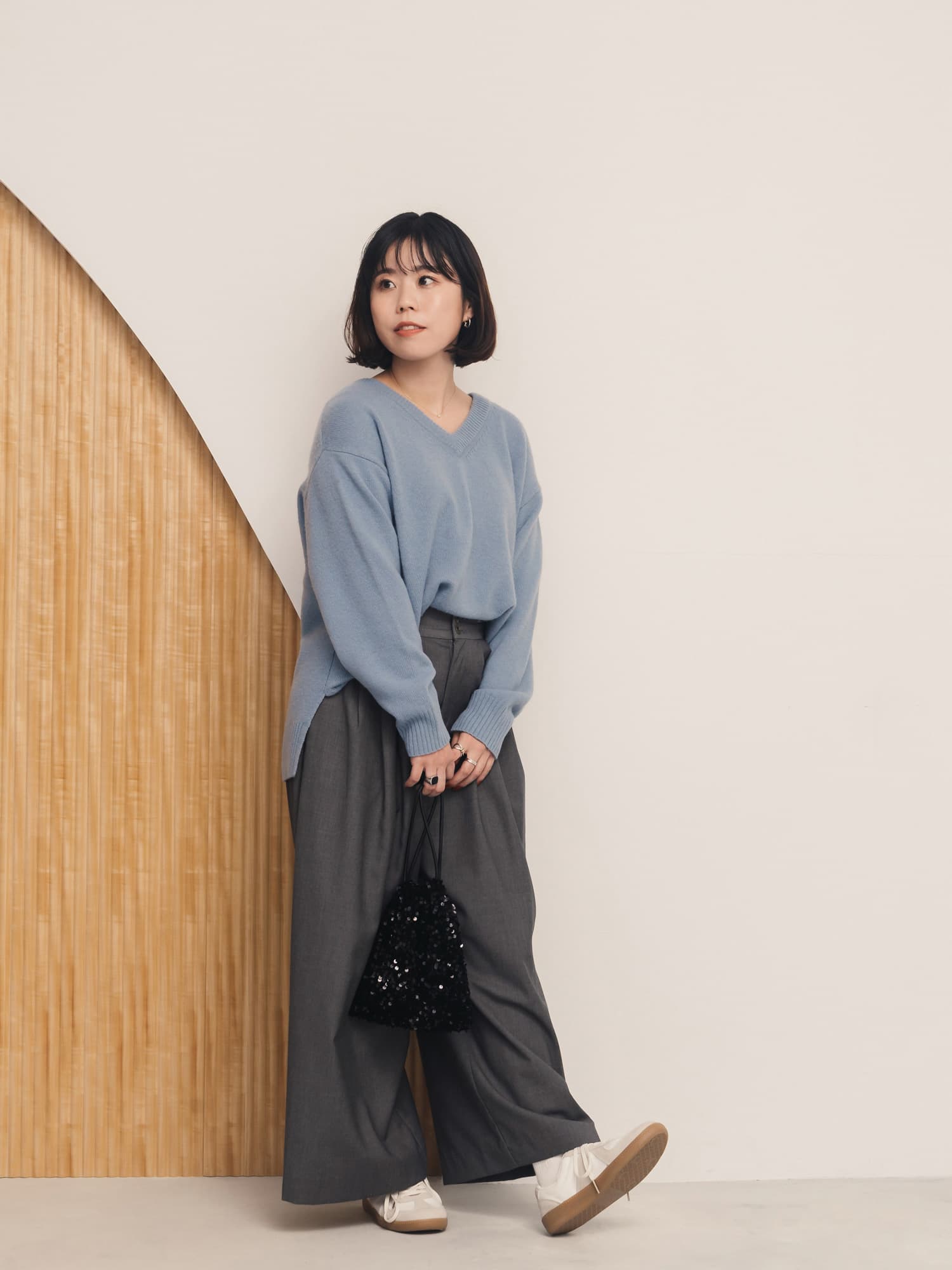 ウールカシミヤ Vネックニット ウールカシミヤ Vネックニット / UNFILO L | ファッション通販 【公式