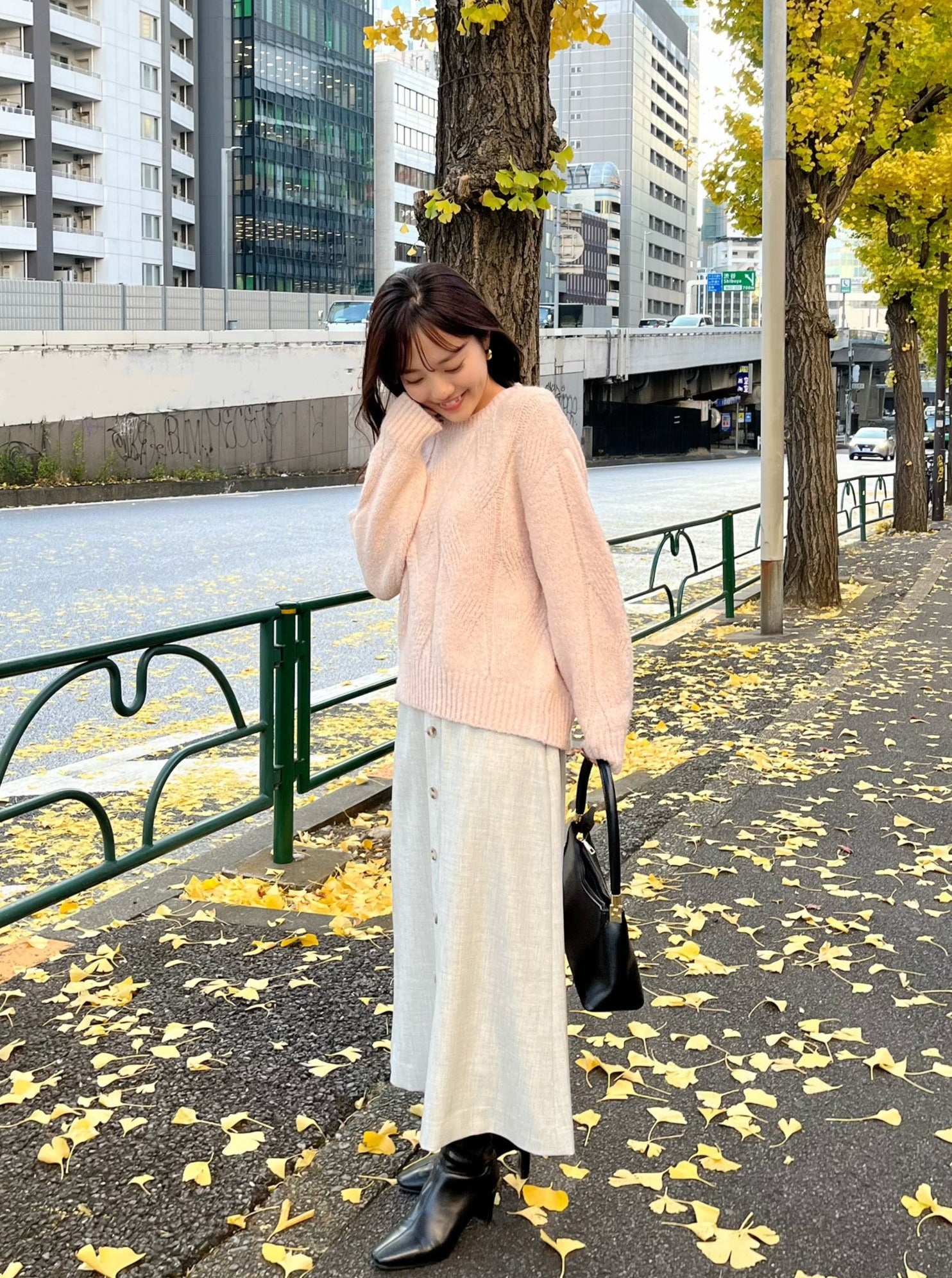 ニュアンスケーブルゆるニット | 小柄・低身長女性向け