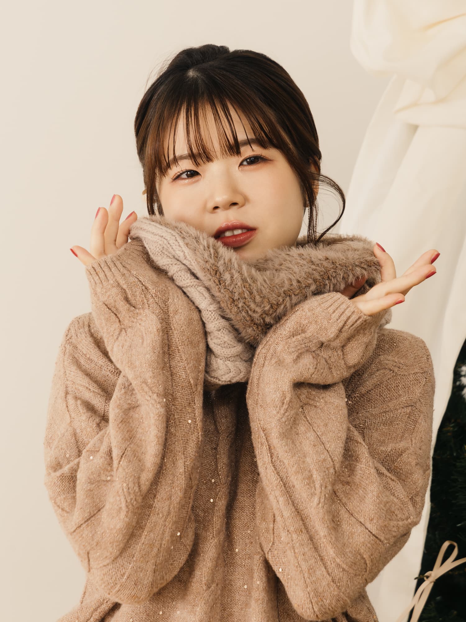 CINOH - SPANGLE KNIT PANTS / スパンコールニットパンツ (ブラック) | Sir online store / サー  オンラインストア