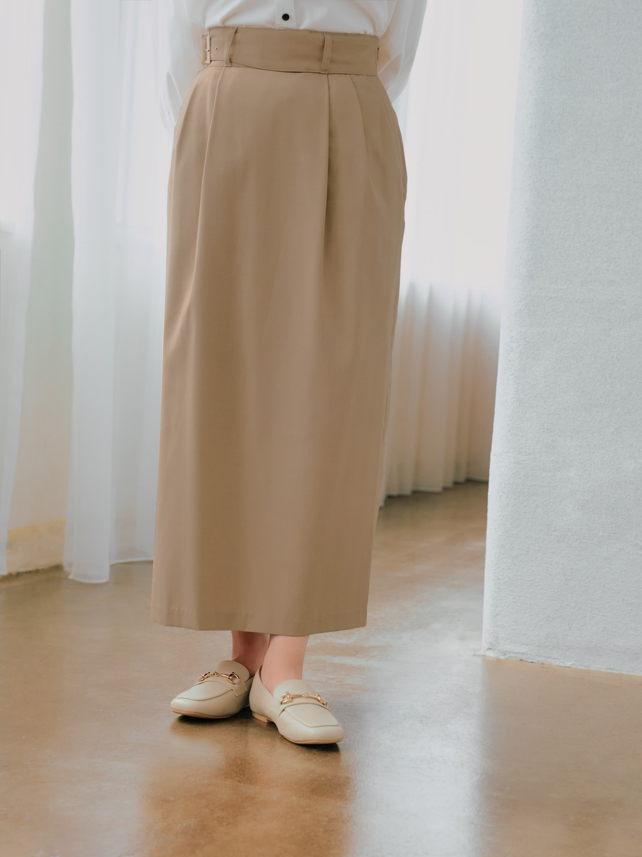 cohina グルカデザインIラインスカート