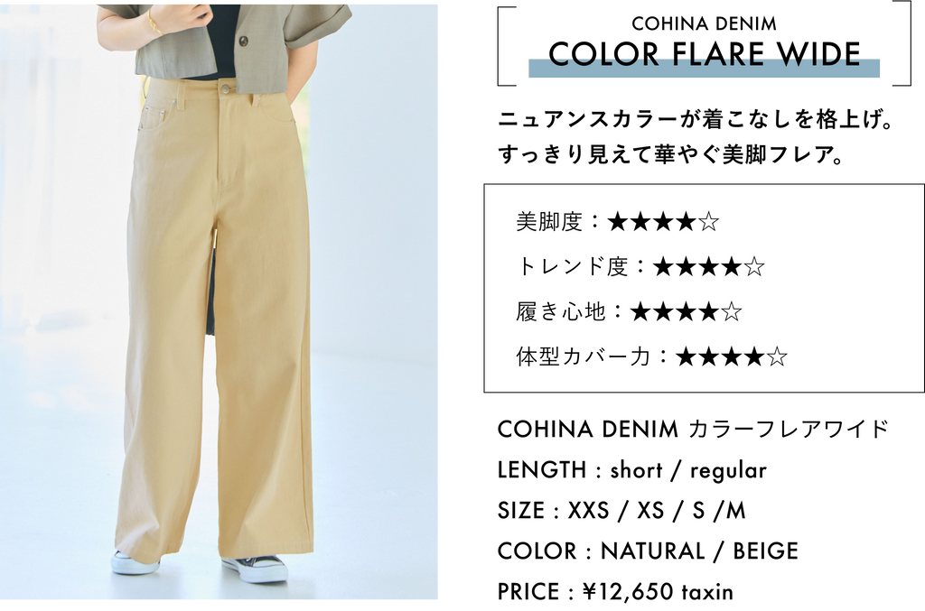 COHINA DENIM GUIDE -小柄女性のためのデニム選び完全版-