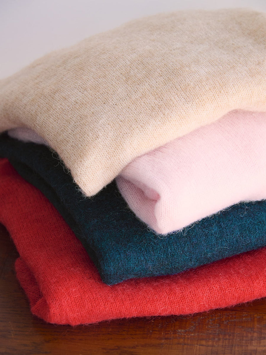 アルパカウール2wayネックニット　[通常]