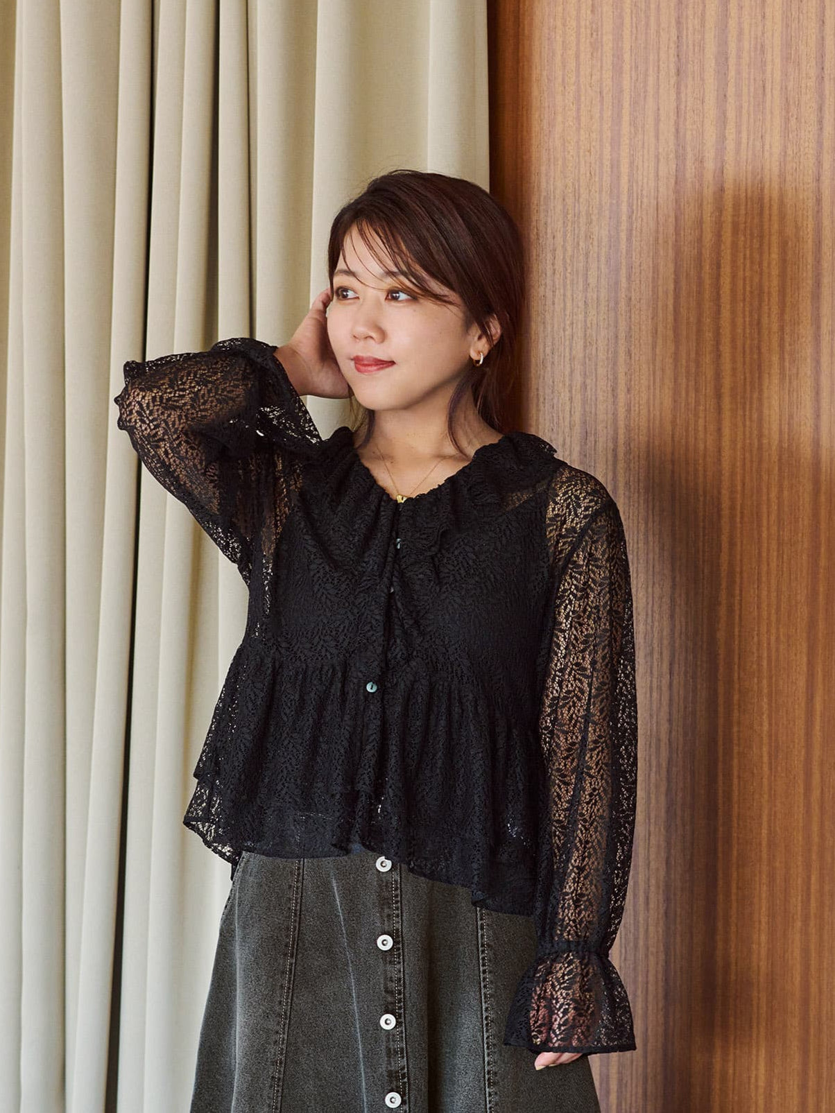 144cm | B:80 W:64 H:84 股下:62 | ワンサイズ着用