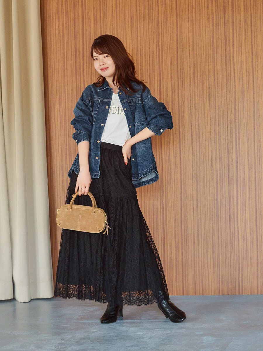 ダブルポケットデニムシャツジャケット　[通常]