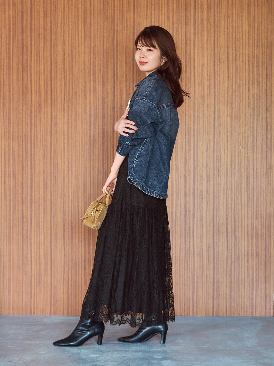 ダブルポケットデニムシャツジャケット　[通常]