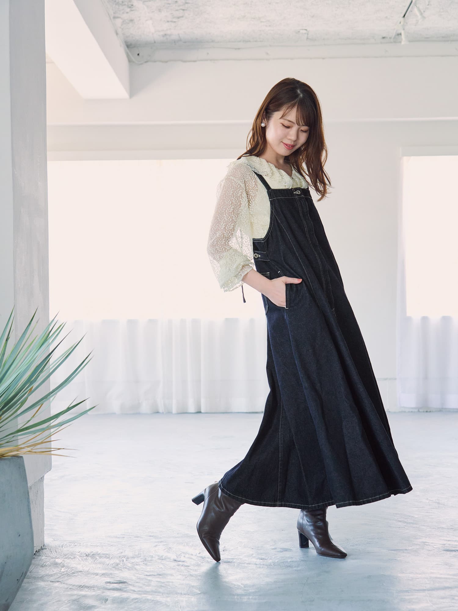 COHINAラッフルブーケブラウス COHINA（コヒナ） ブラウス シャツ 2wayラッフルスリーブブラウス 「低