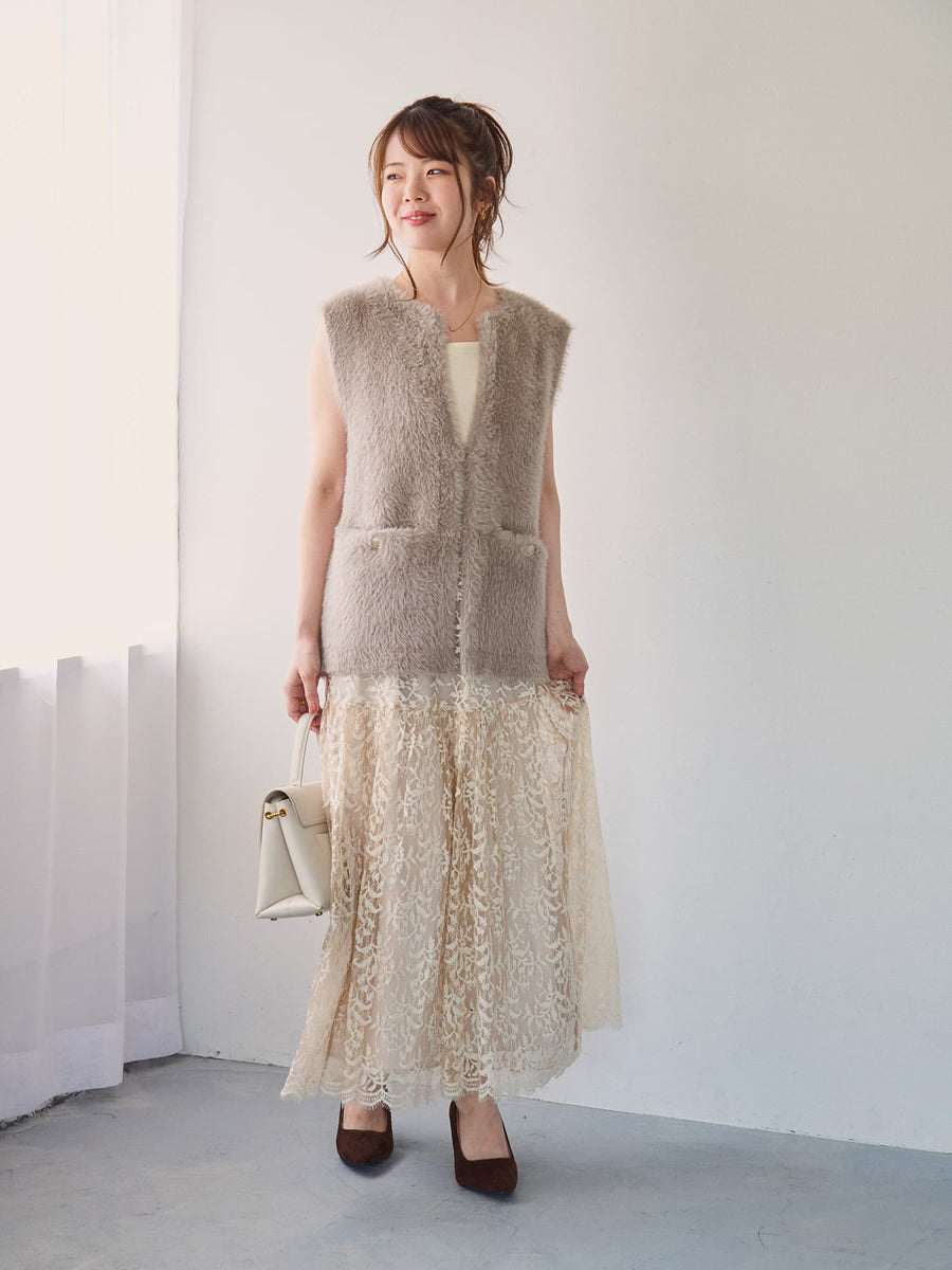 ダブルフェイスフェザージレ　[通常]