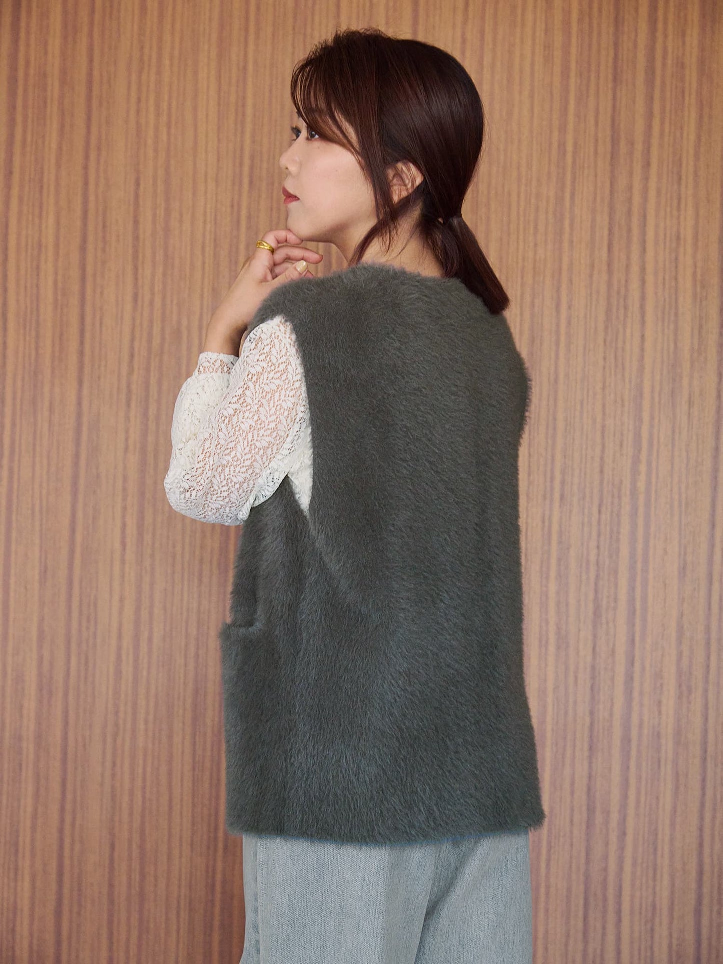 ダブルフェイスフェザージレ　[通常]