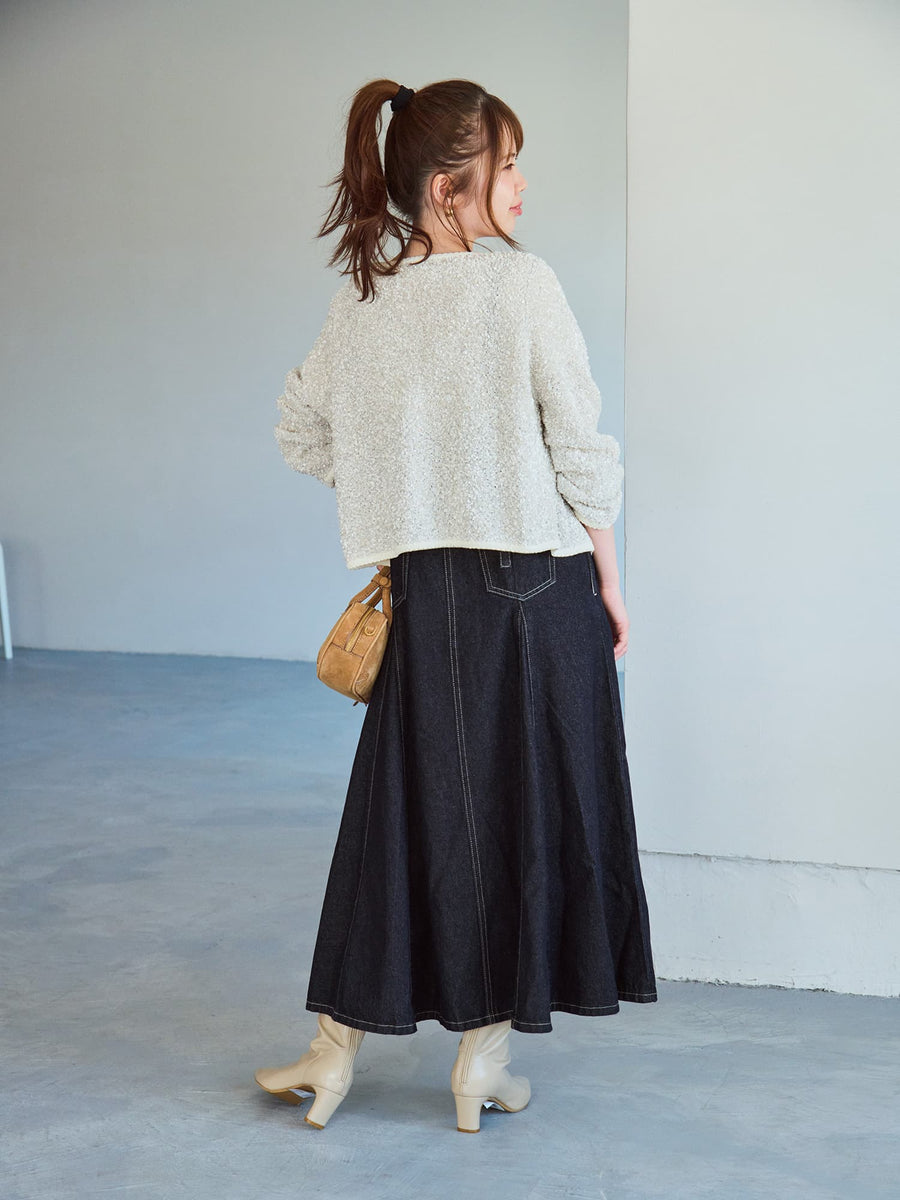 セットバックスクエアトゥショートブーツ　[通常]