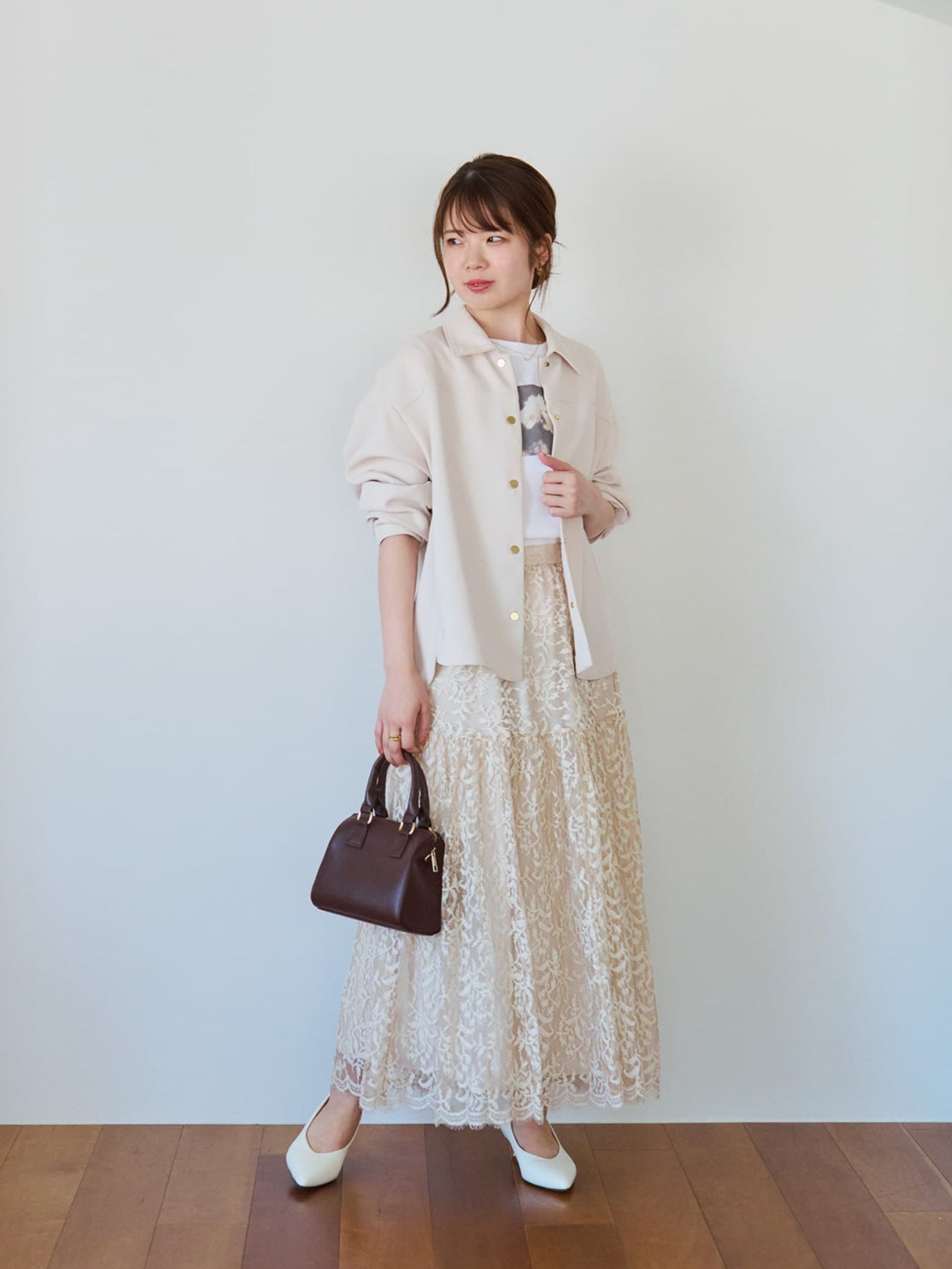 148cm | B:72 W:61 H:88 股下:68 | regular-XS着用