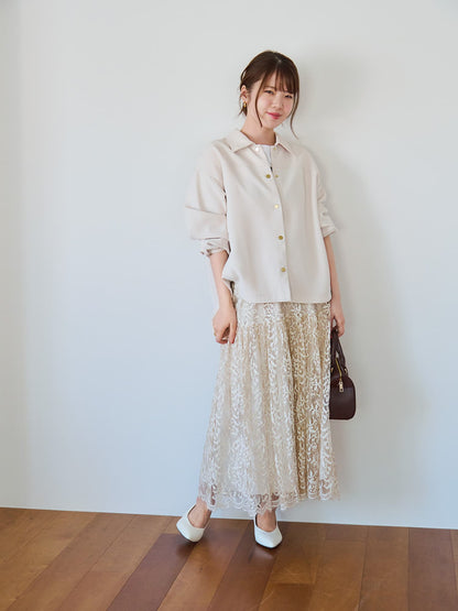 ジョーゼットシャツジャケット　[通常]