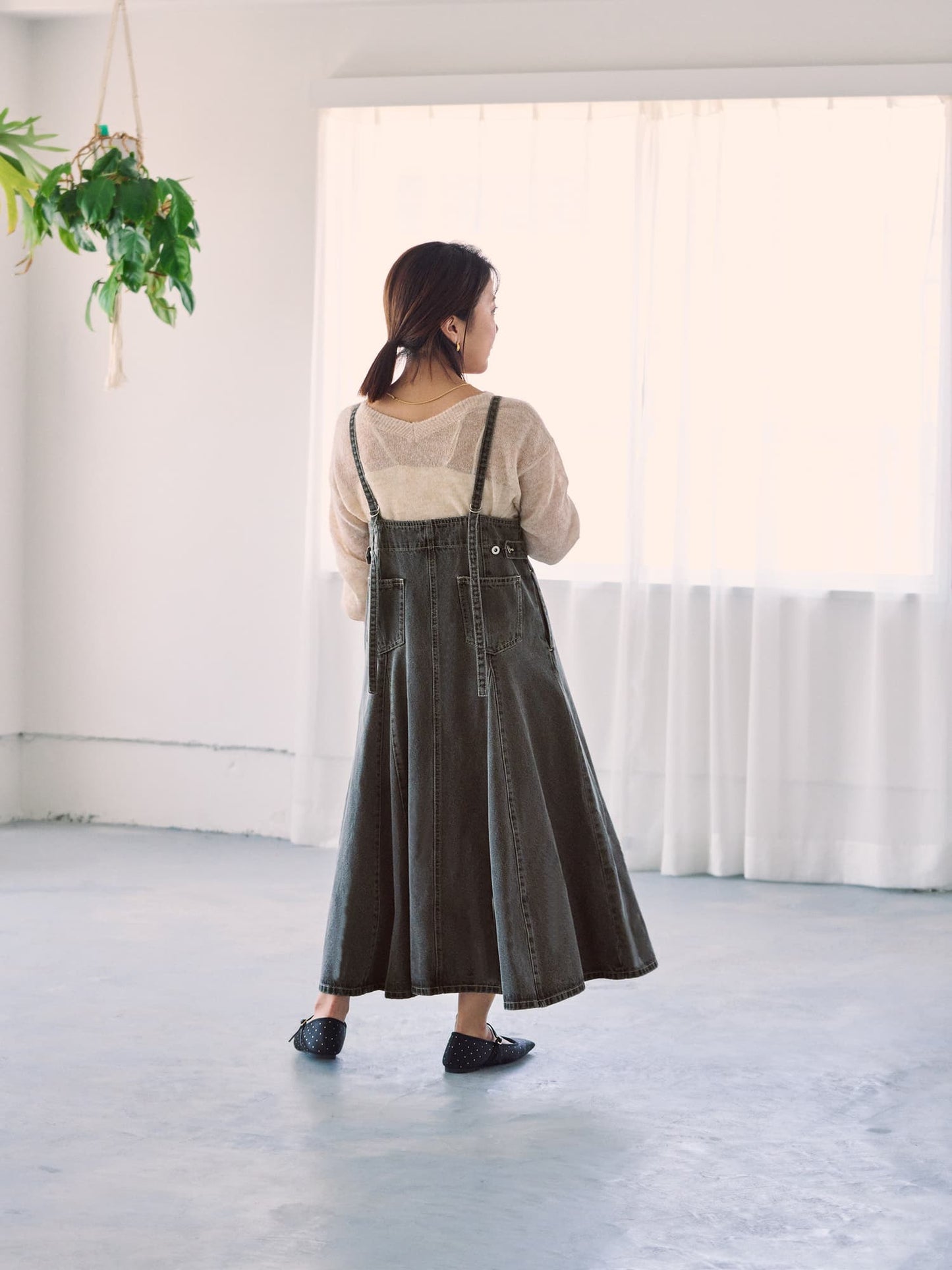 アルパカウール2wayネックニット　[通常]