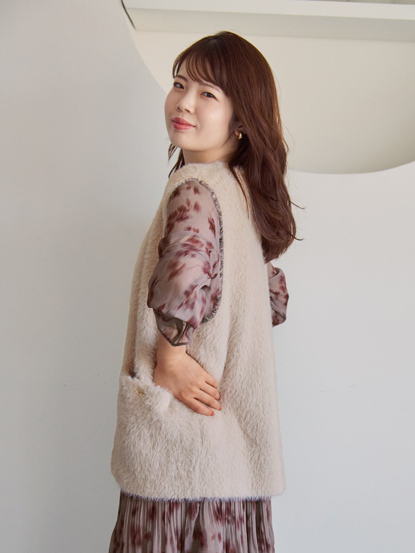 ダブルフェイスフェザージレ | 小柄・低身長女性向けファッション通販