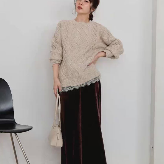 148cm | B:72 W:55 H:77 股下:68 | ワンサイズ着用