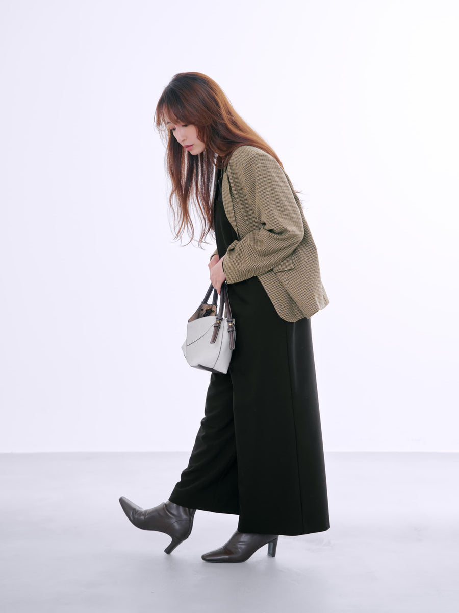 ゴールドバックルサスペンダーオールインワン-short & regular　[通常]