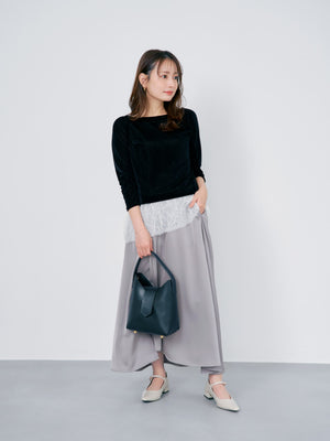 149cm | B:77 W:60 H:83 股下:68.5 | regular-XS着用