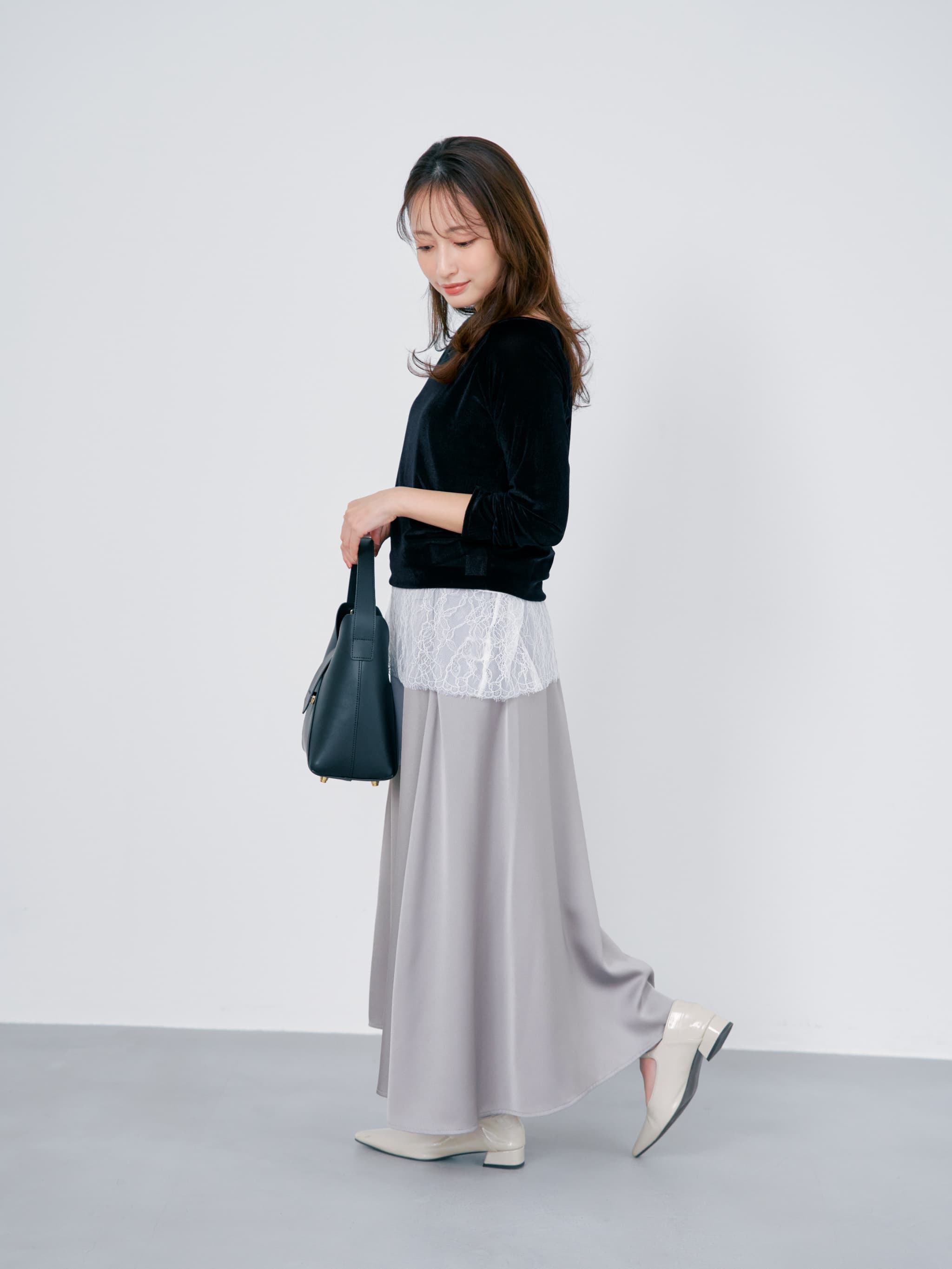 レースドッキングキャミソール | 小柄・低身長女性向けファッション
