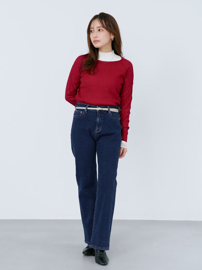 ジオメトリックウールニット　[通常]