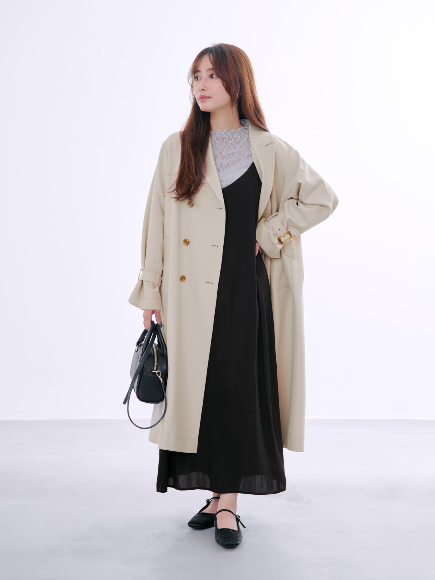 ストレッチレースカットソー　[通常]