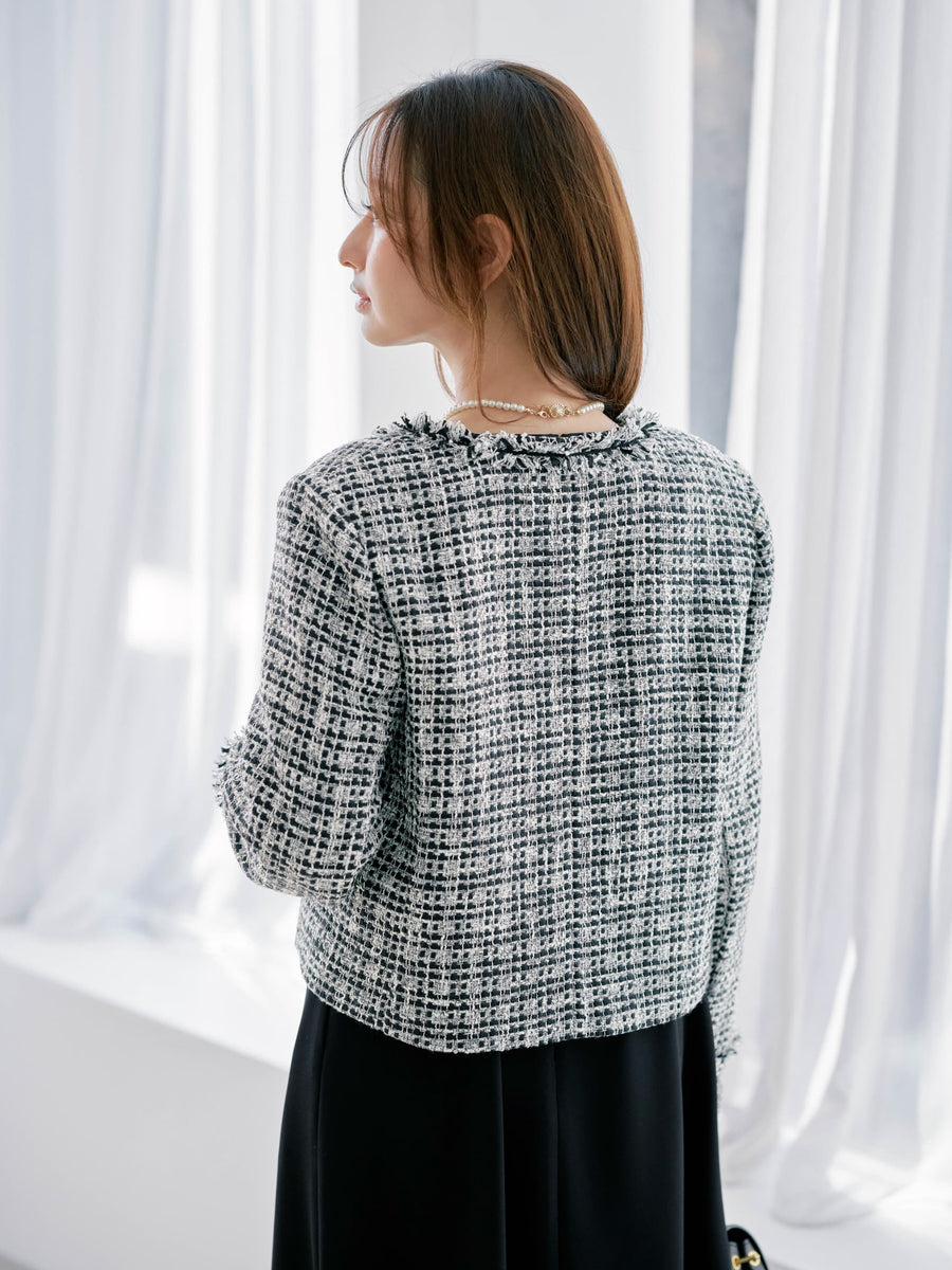 ミックスツイードジャケット　[通常]