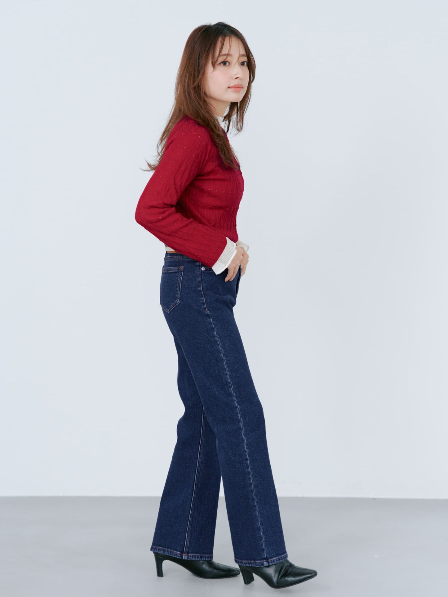 ジオメトリックウールニット　[通常]