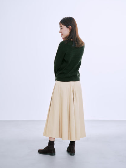 ミニケーブルリブニット　[通常]