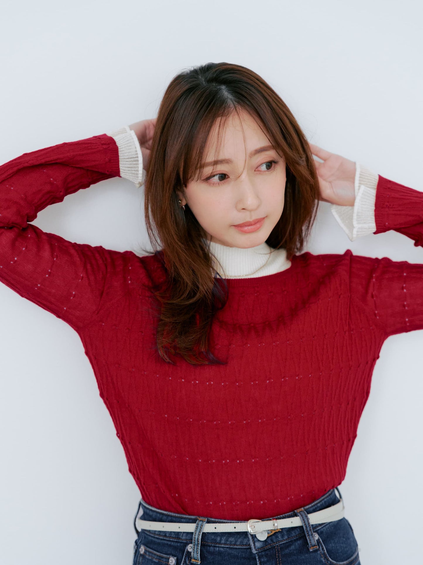 ジオメトリックウールニット　[通常]