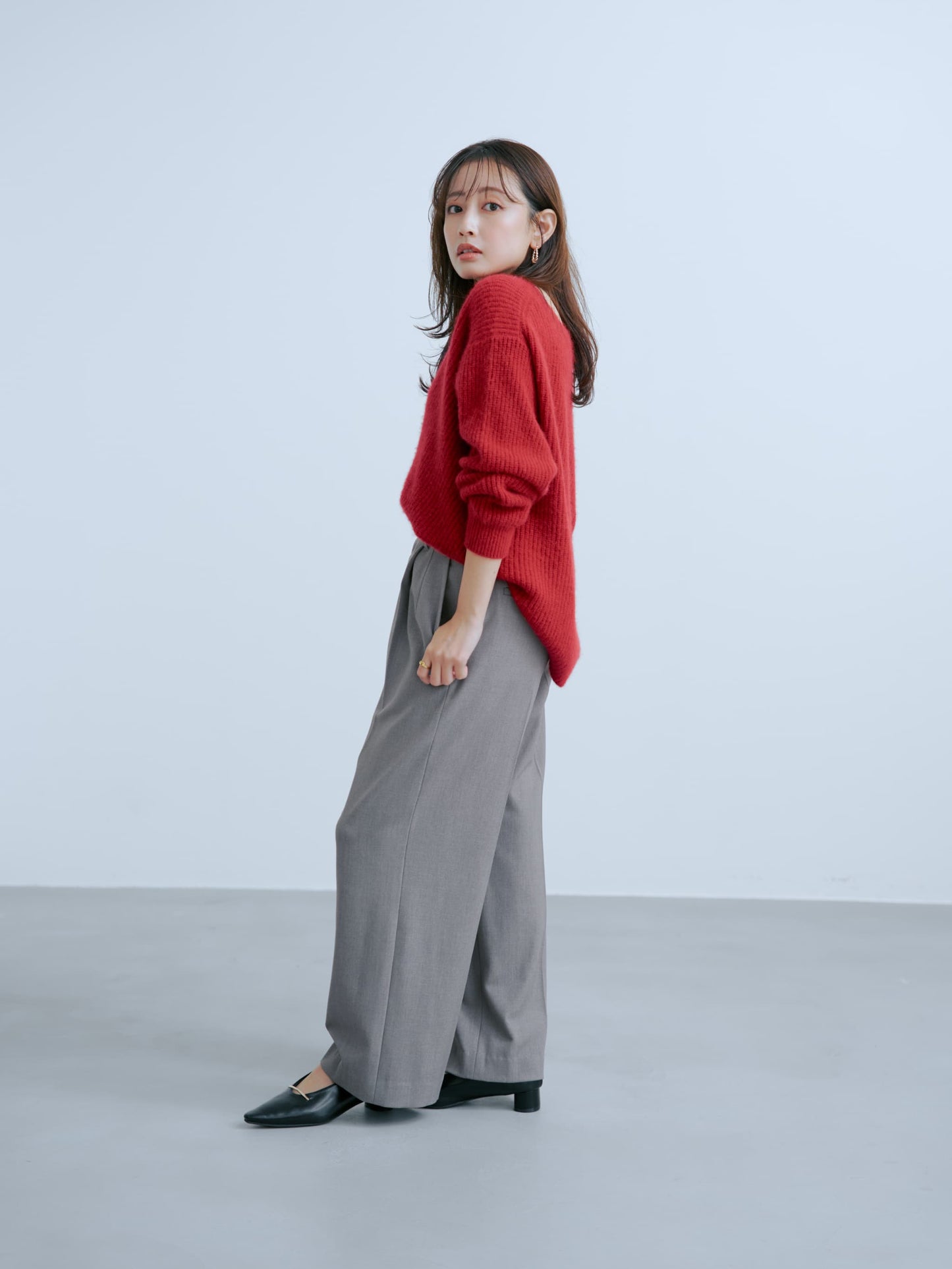 ウォームストレートパンツ-short & regular 　[一部予約]