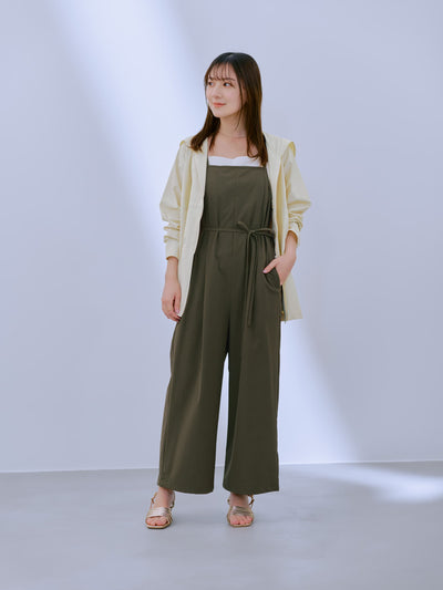 150cmスタッフ UVカットキャミサロペット アウトドアコーデ