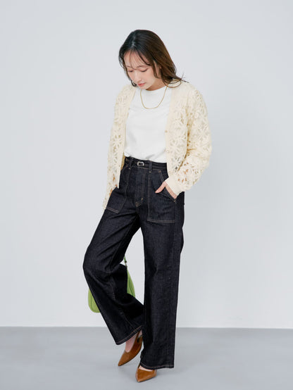 レースドッキングカットソー　[通常]