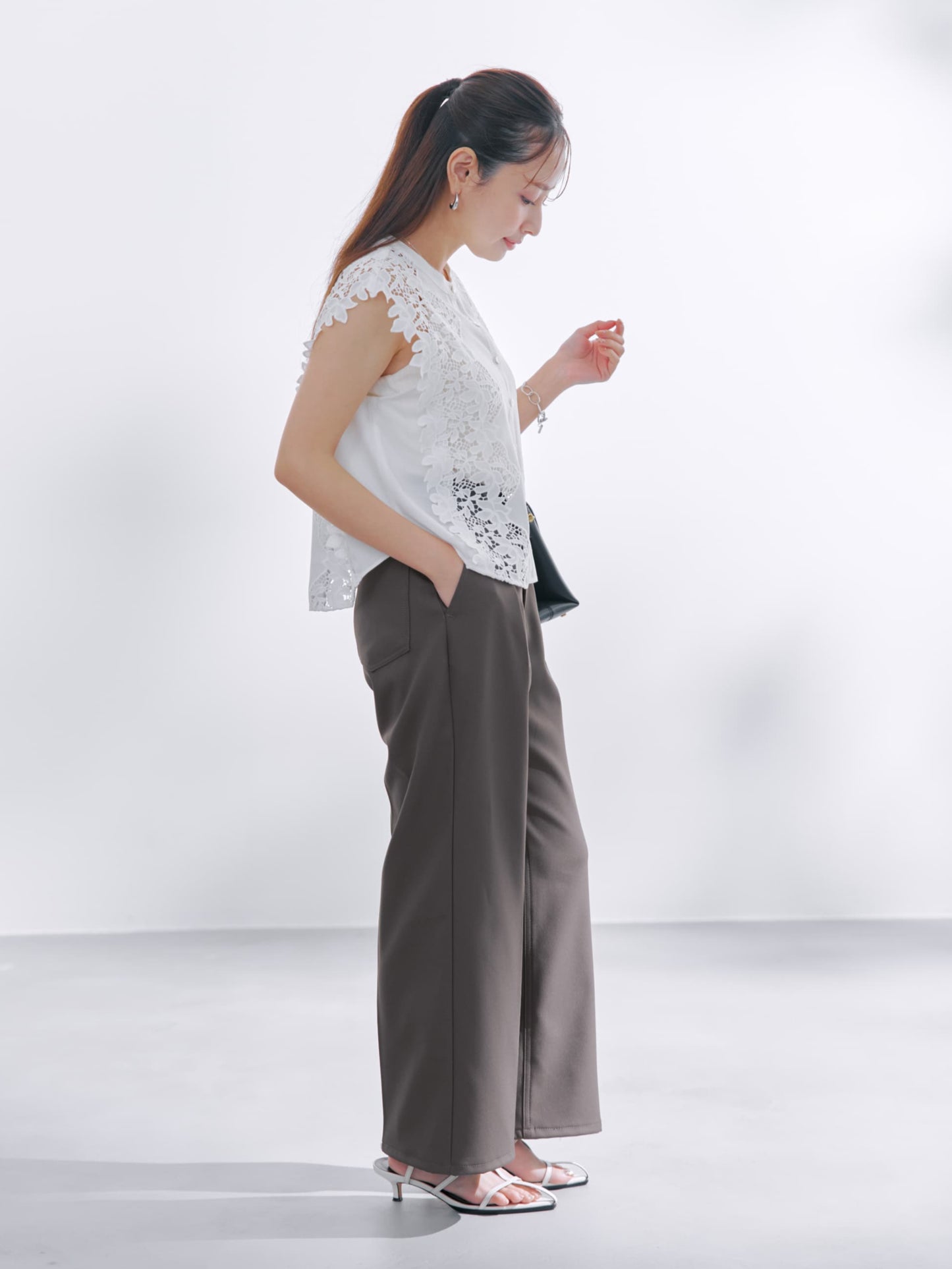 【Wranglerコラボ】ランチャーセミフレアパンツ-short & regular　[通常]