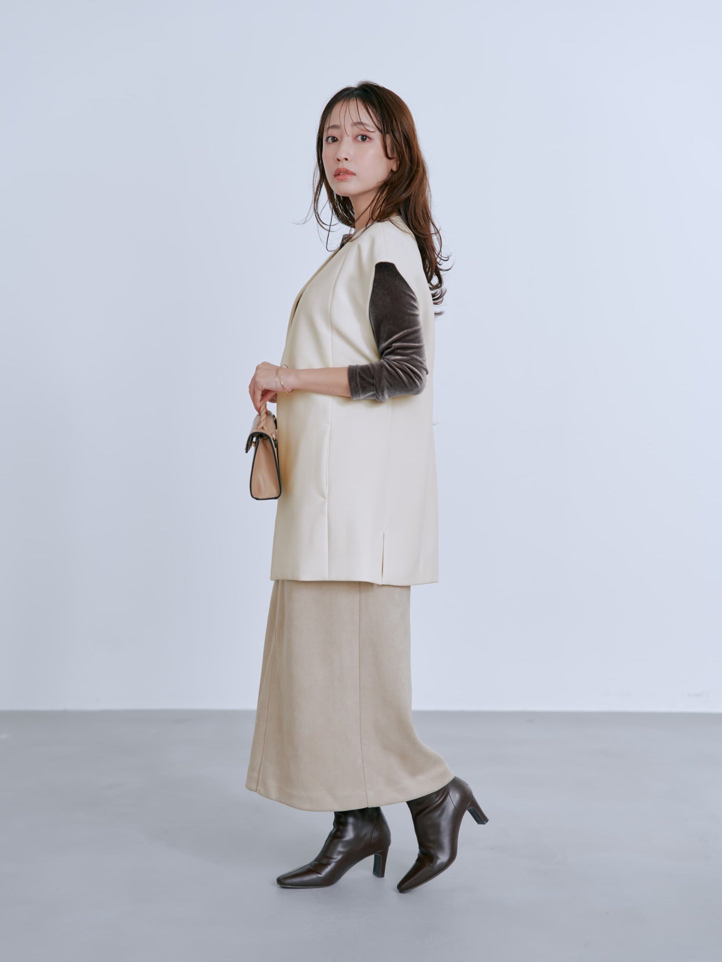 アシメフロントジレ　[通常]