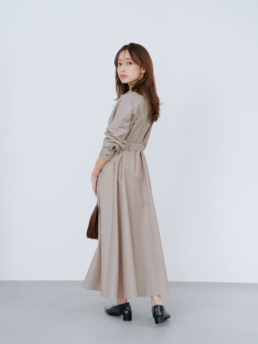 イレギュラーヘムシャツワンピース-short & regular　[通常]