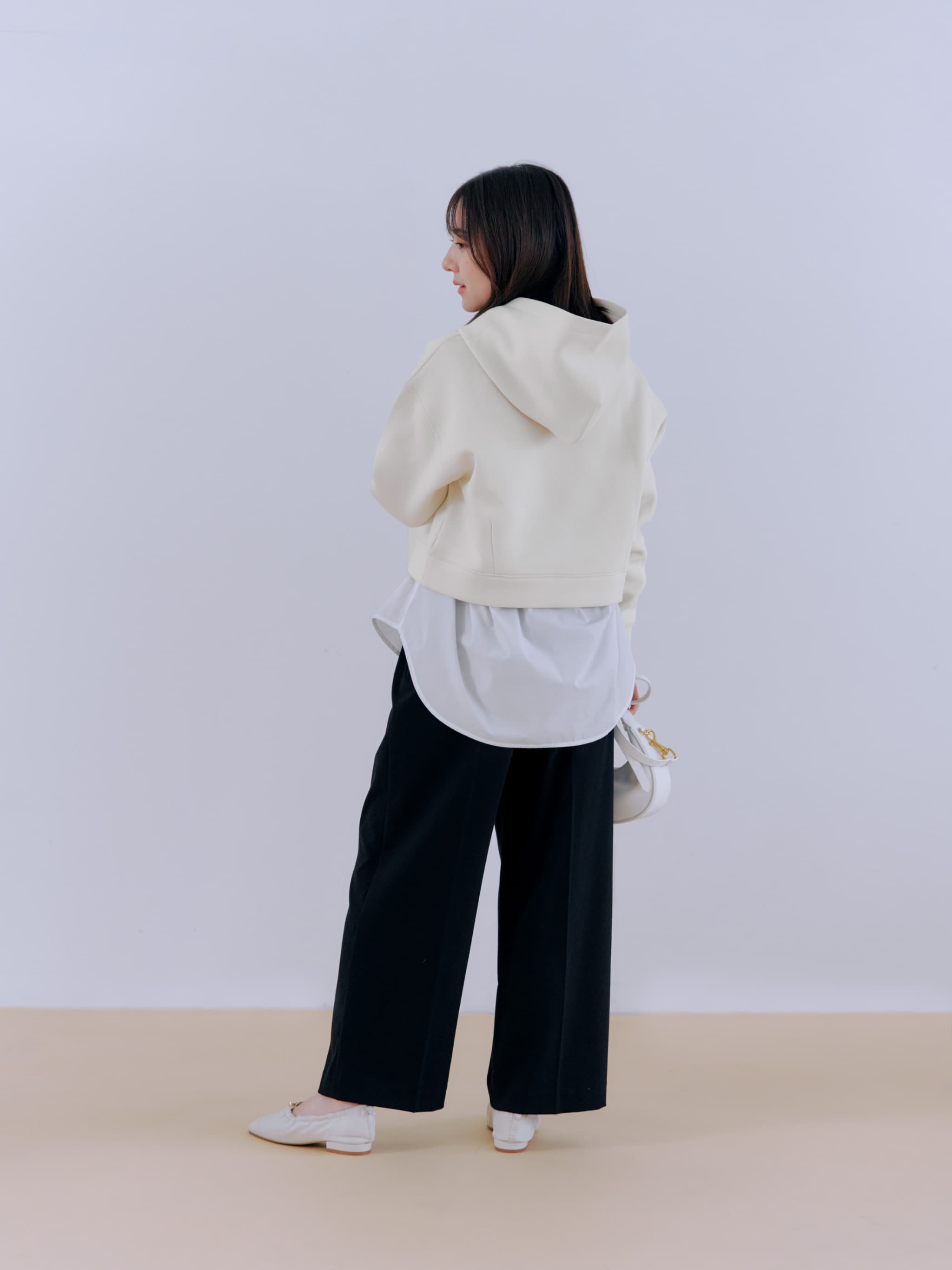 ダンボールニットフーディーワンピース-short & regular | 小柄