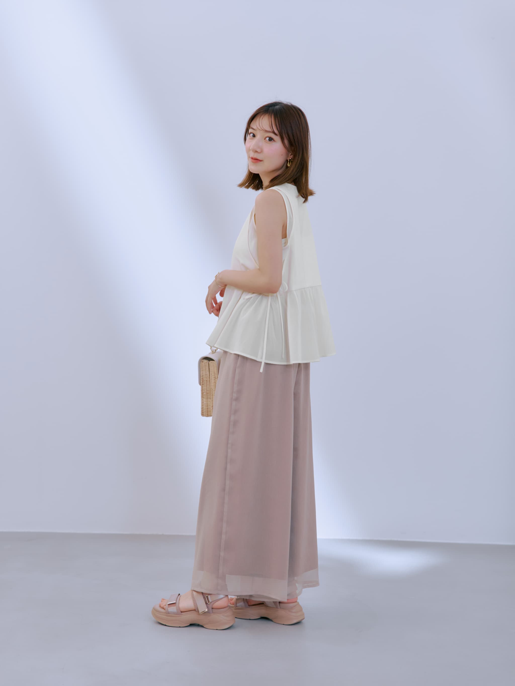 ローンペプラムブラウス | 小柄・低身長女性向けファッション通販