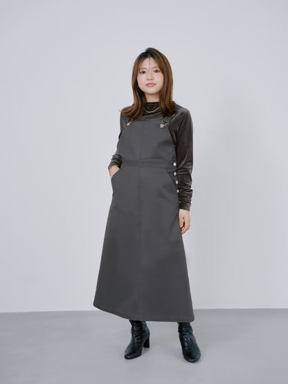 【Dickies®×COHINA】ジャンパースカート-short & regular　[通常]