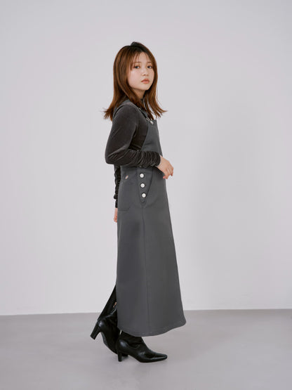 【Dickies®×COHINA】ジャンパースカート-short & regular　[通常]