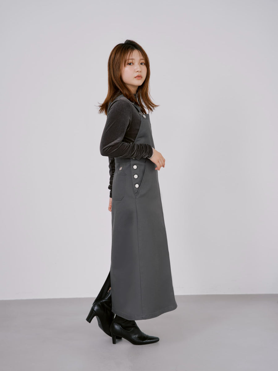 【Dickies®×COHINA】ジャンパースカート-short & regular　[通常]