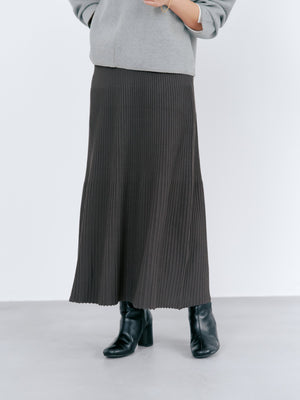 パネルリブマーメイドニットスカート