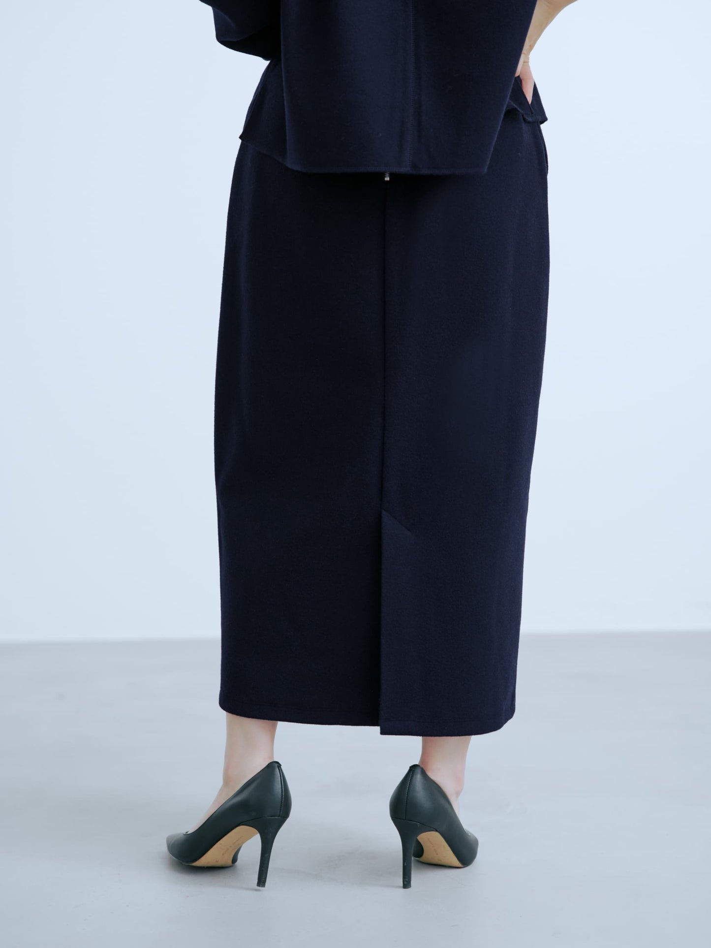 ウールライクジャージースカート-short & regular　[通常]