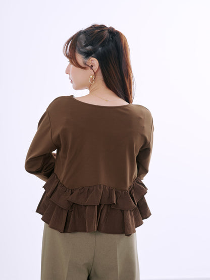 2wayフリルペプラムトップス　[通常]