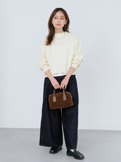 コードエンブロイダリーボトルネックニット　[通常]