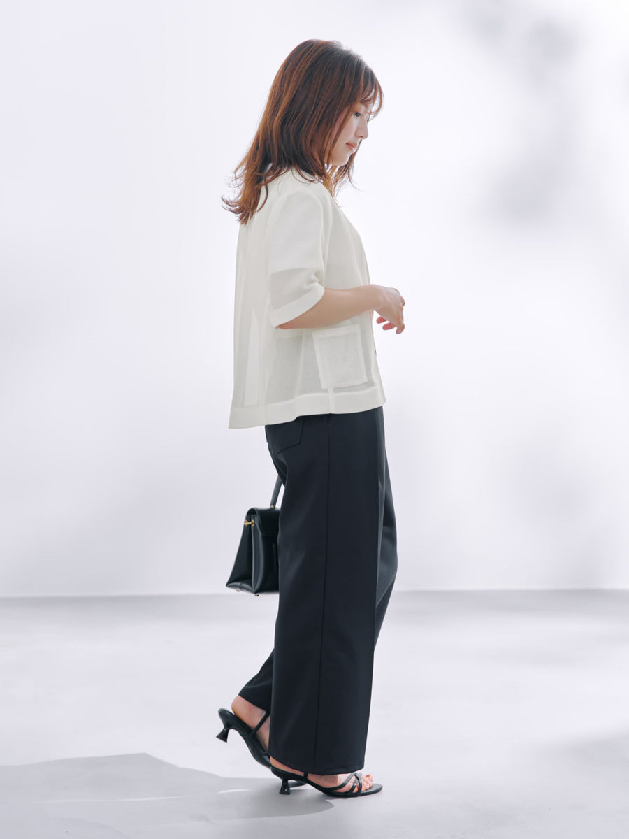 【Wranglerコラボ】ランチャーセミフレアパンツ-short & regular　[通常]