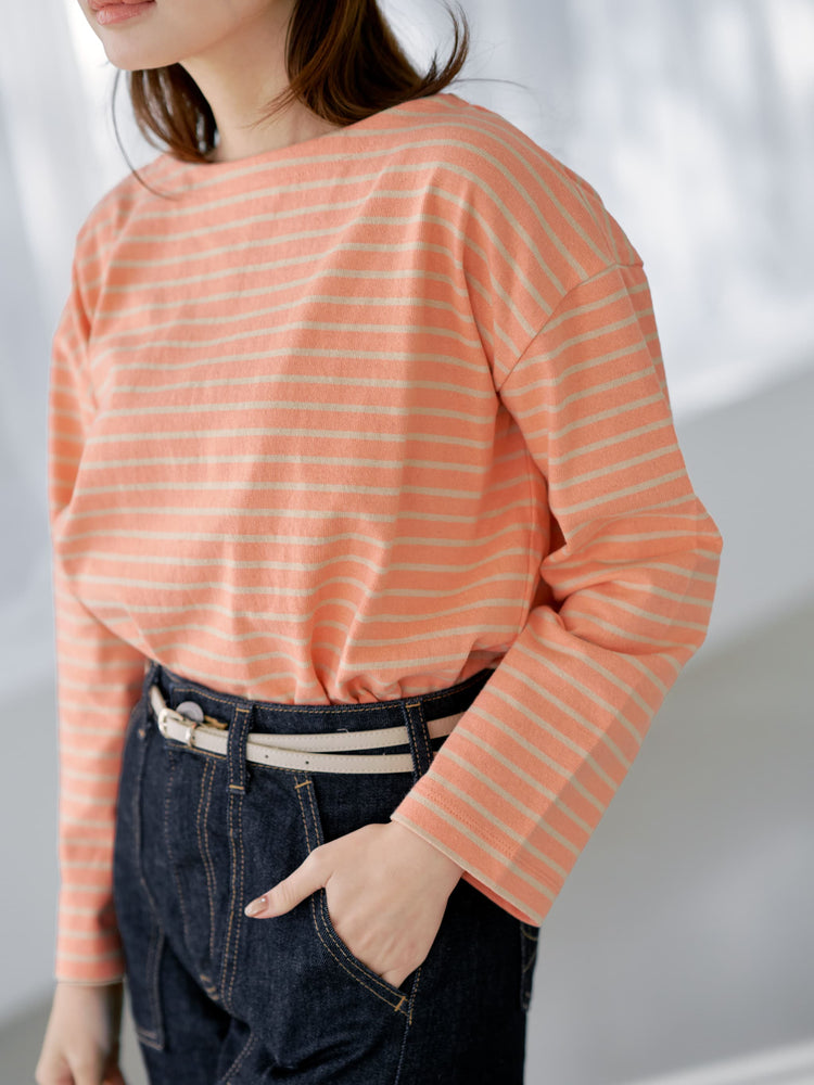 Salmon pink x Beige